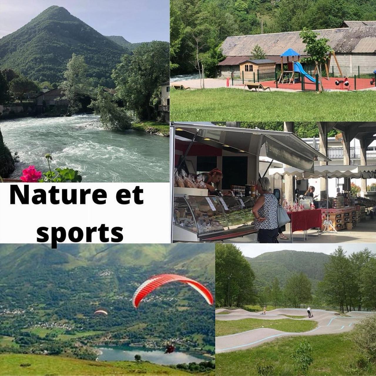 Jolie Maison De Ville En Bord De Neste 8/9 Pers Sarrancolin Buitenkant foto