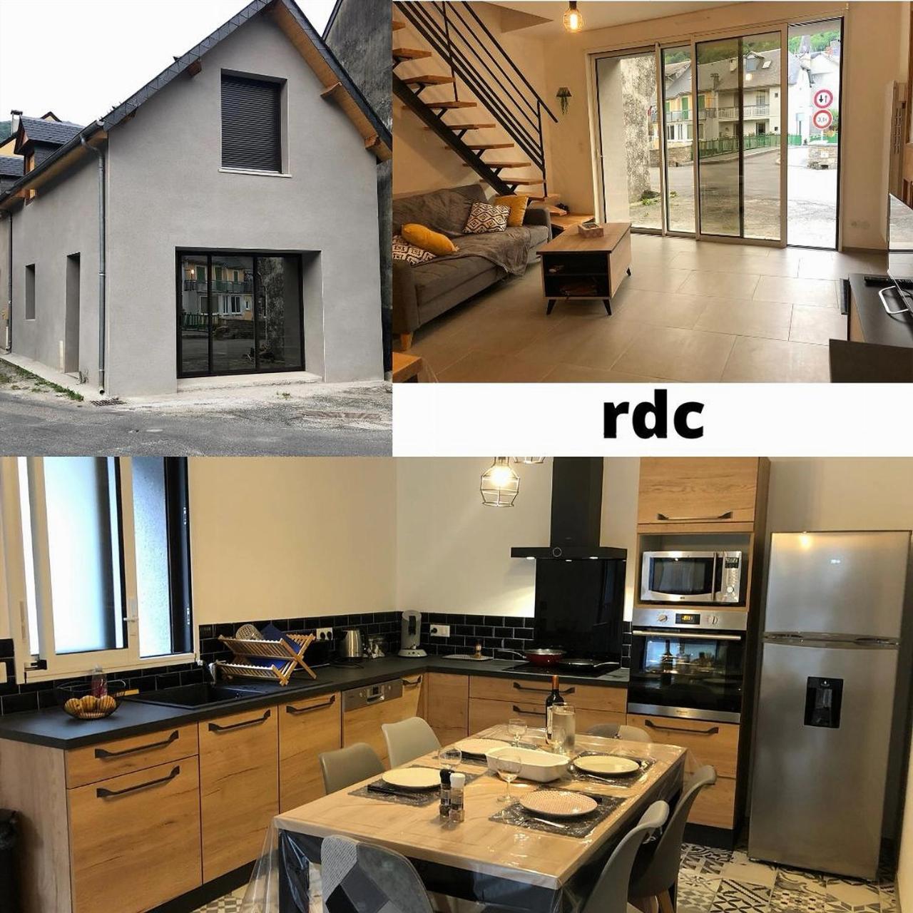Jolie Maison De Ville En Bord De Neste 8/9 Pers Sarrancolin Buitenkant foto